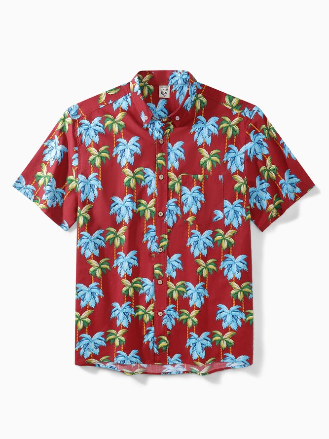 Hardaddy® Cotton Palm Tree Oxford Shirt