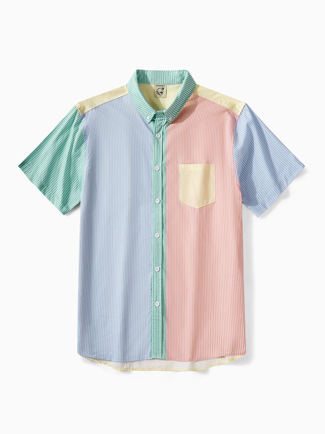 Hardaddy® Cotton Patchwork Oxford Shirt