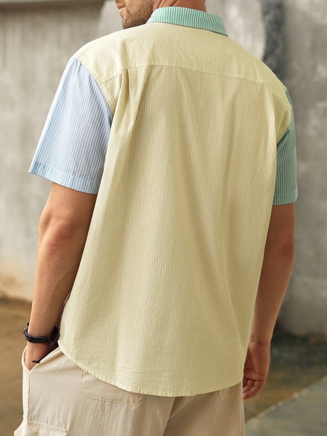 Hardaddy® Cotton Patchwork Oxford Shirt