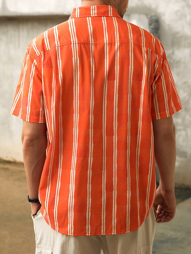 Hardaddy® Cotton Striped Oxford Shirt