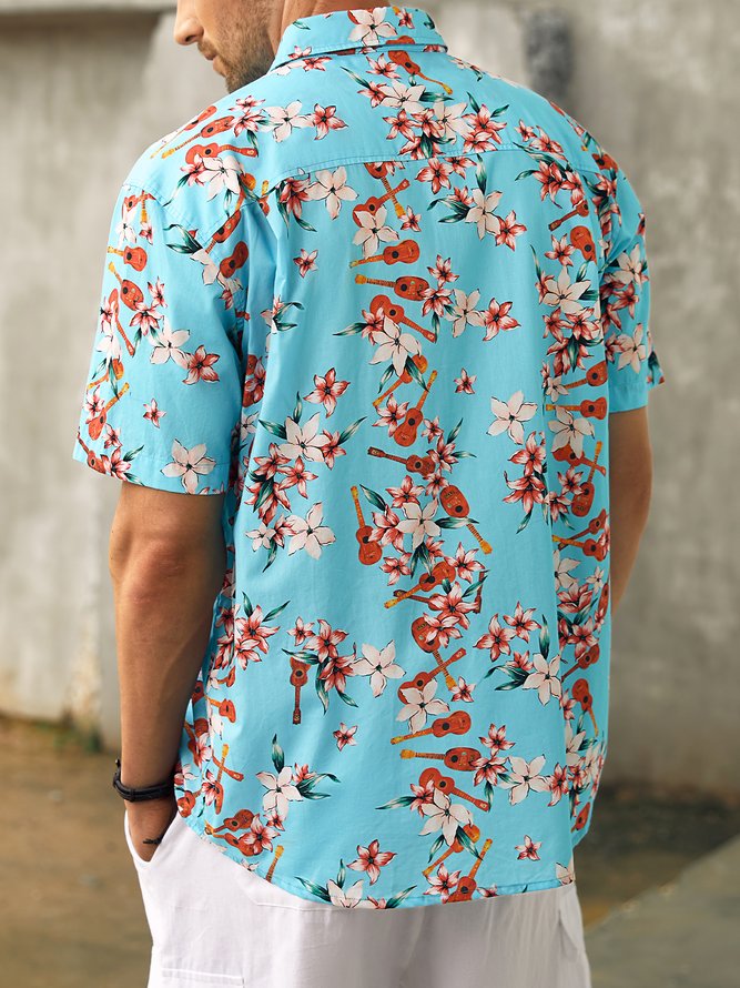 Hardaddy® Cotton Plumeria Oxford Shirt