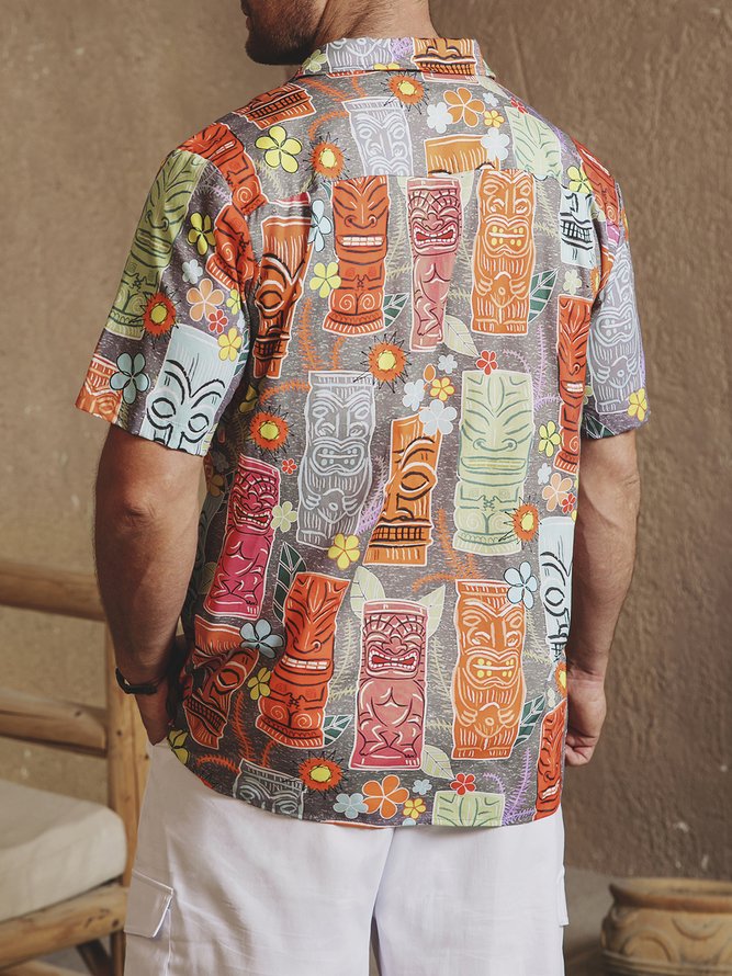 Hardaddy® Cotton Tiki Aloha Shirt