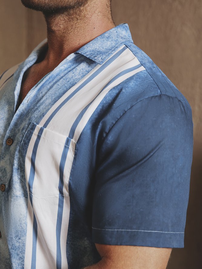 Hardaddy® Cotton Gradient Color Bowling Shirt