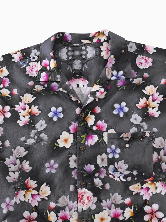 Hardaddy® Cotton Floral Aloha Shirt