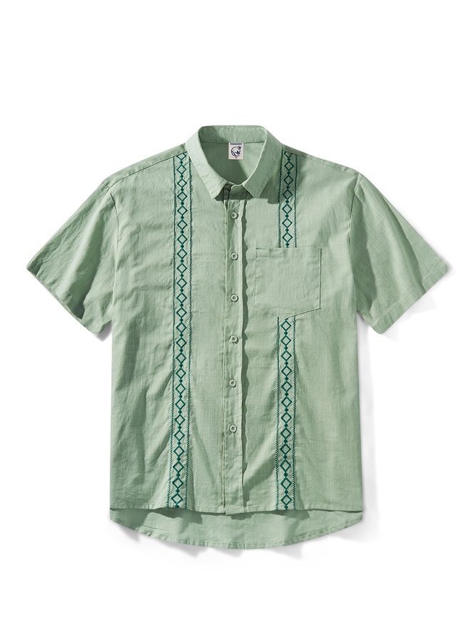 Hardaddy® Cotton Ribbon Guayabera Shirt