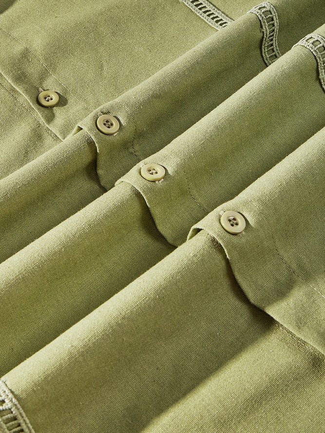 Hardaddy® Cotton Ribbon Guayabera Shirt