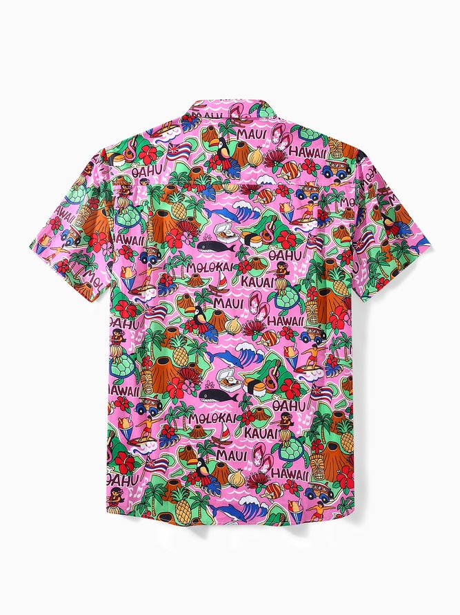 Hardaddy® Cotton Aloha Wonderland Oxford Shirt