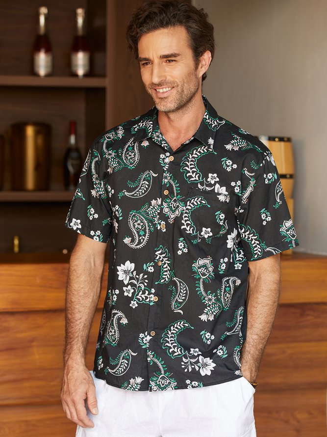 Hardaddy® Cotton Paisley Resort Shirt