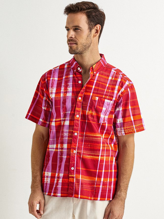 Hardaddy® Cotton Plaid Oxford Shirt