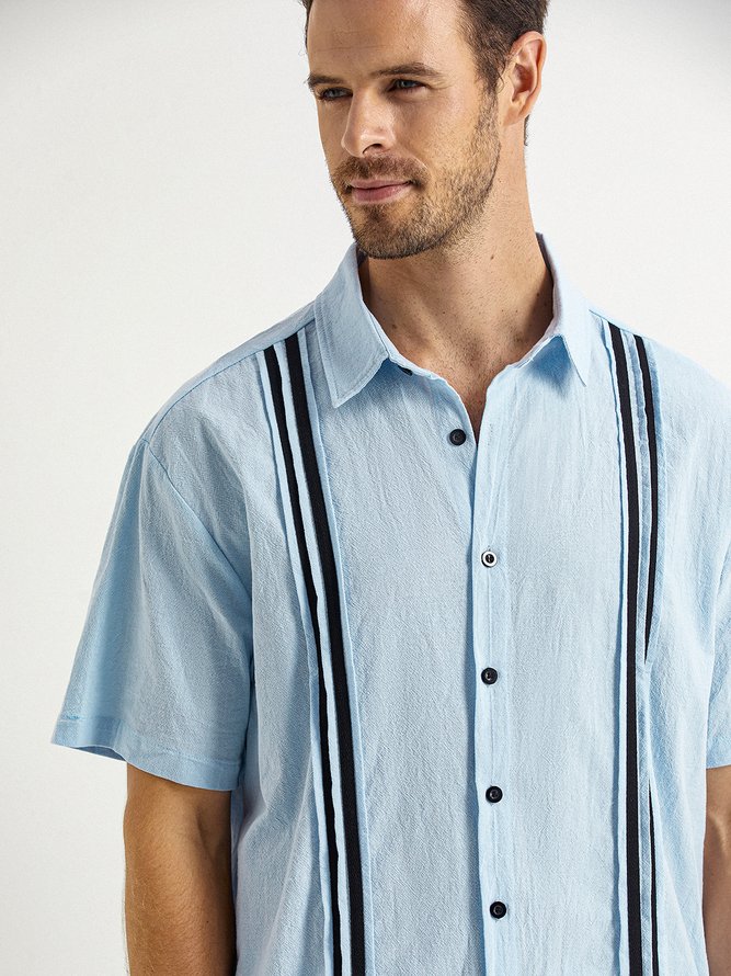 Hardaddy® Cotton Ribbon Guayabera Shirt