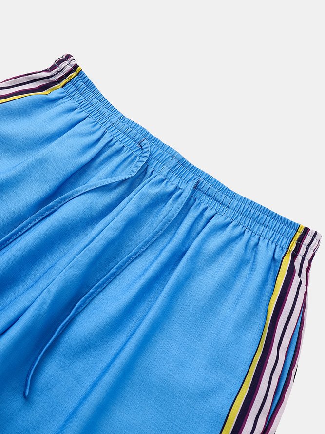 Elastic-Waist Bermuda Shorts