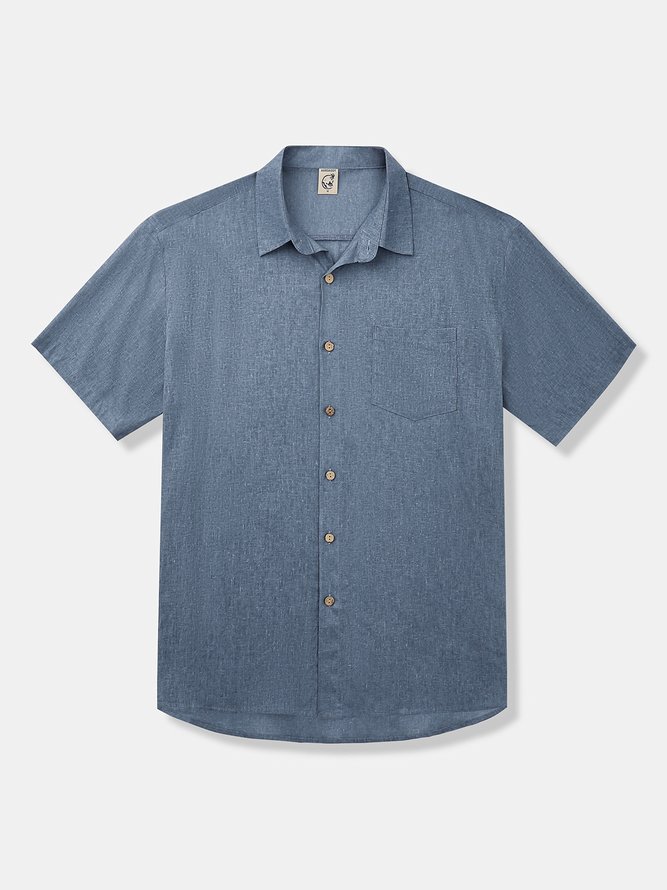 Linen-blend Classic Resort Shirt