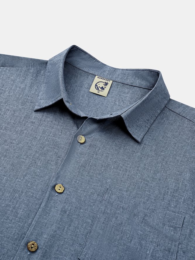 Linen-blend Classic Resort Shirt