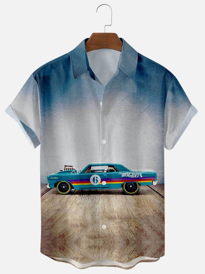 car printed shirts
