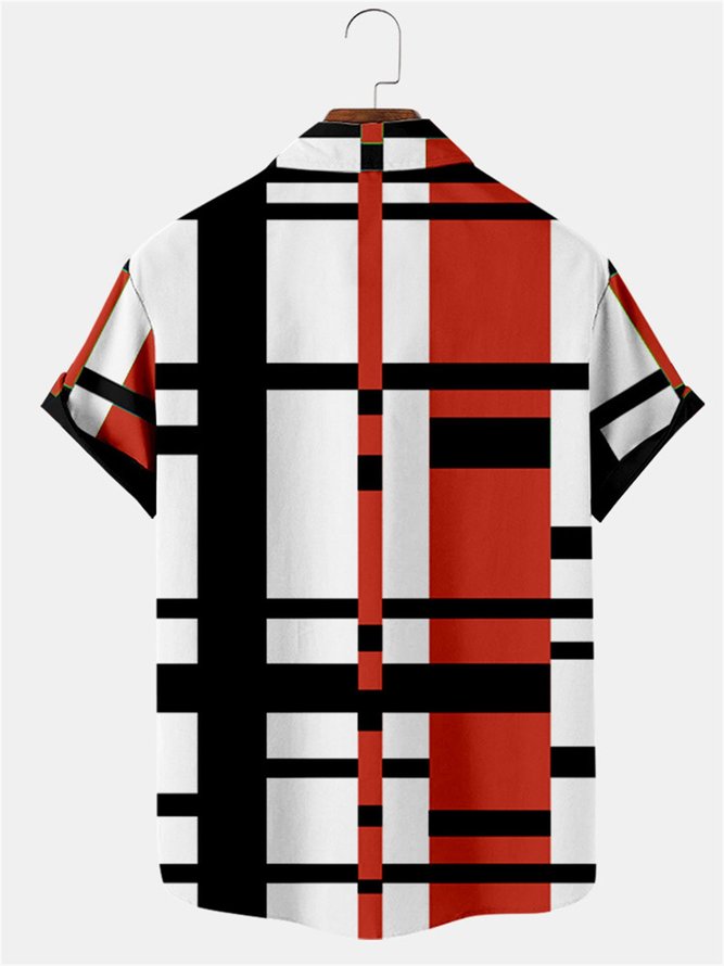 striped shirt collar