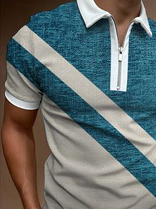 Polo Lapel Casual Short Sleeve Shirts & Tops