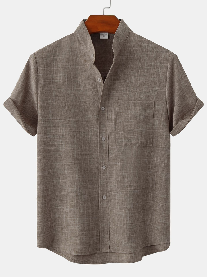 Casual Short Sleeve Short Sleeve Shirt ”This size is two sizes smaller than normal“