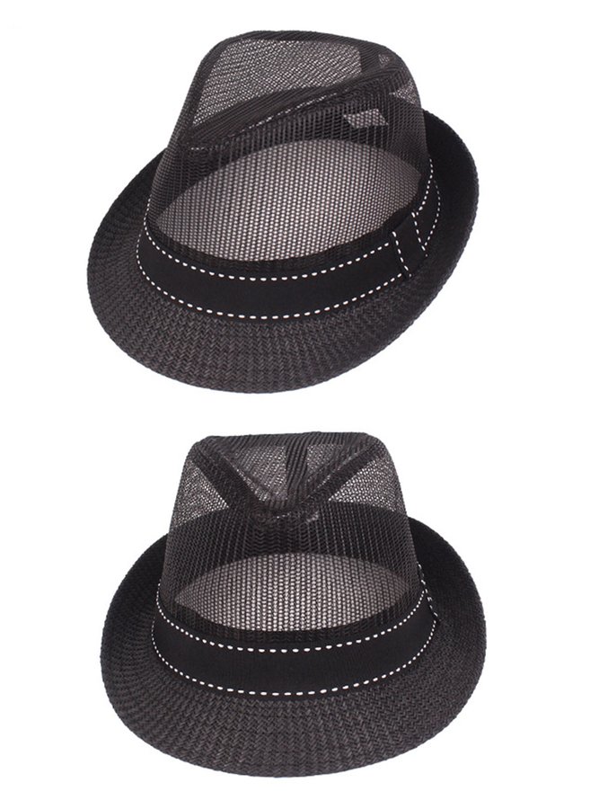 Men's Breathable Mesh Sunshade Jazz Hat