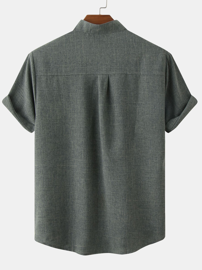 Casual Short Sleeve Short Sleeve Shirt ”This size is two sizes smaller than normal“
