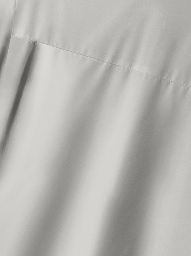 Geometry Chest Pocket Short Sleeve Bowling Shirt