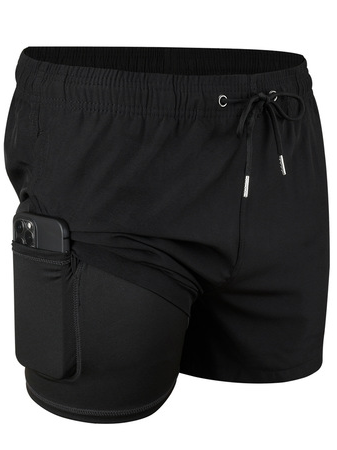 Shark Drawstring Beach Shorts