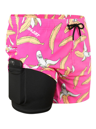Shark Drawstring Beach Shorts