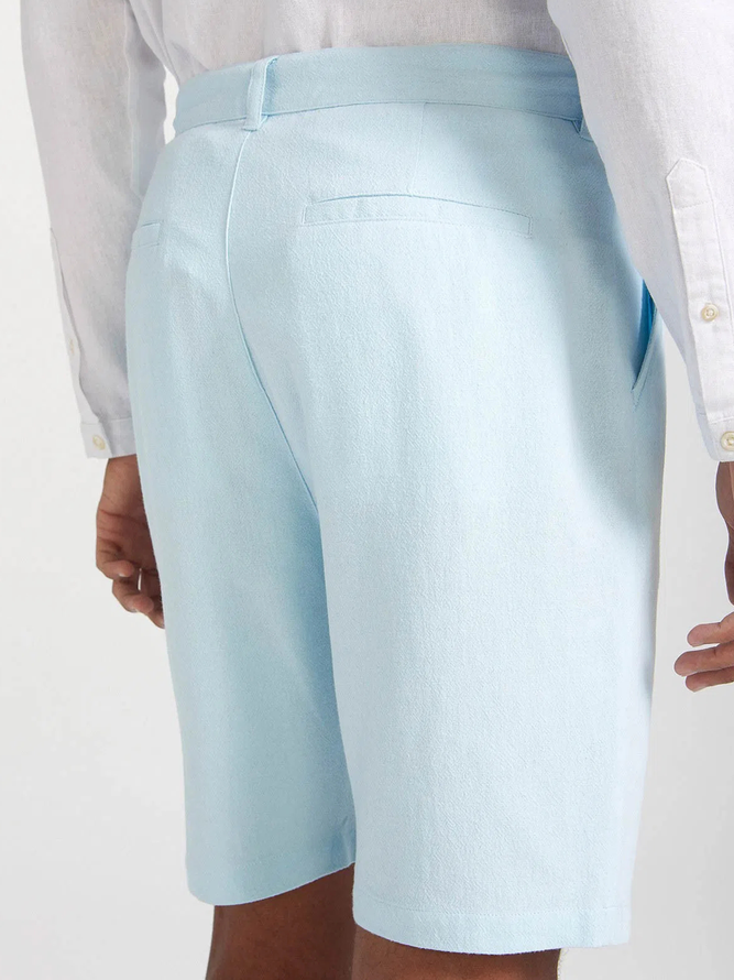 Cotton Plain Casual Bermuda