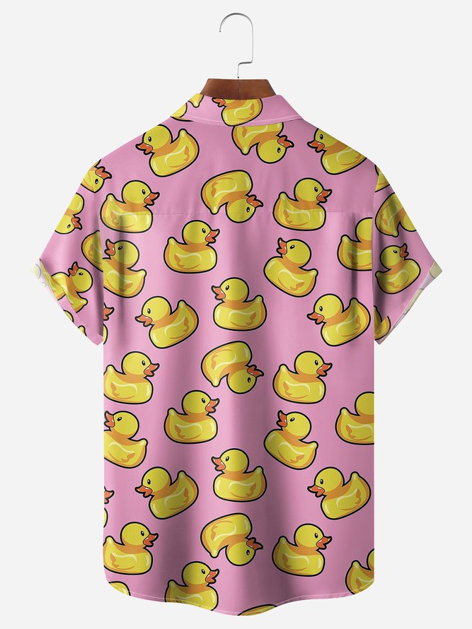 Duck Chest Pocket Short Sleeve Shirt