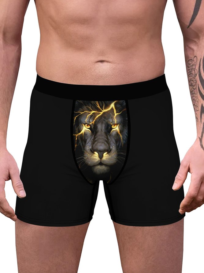 Striped Casual Printing Boxer