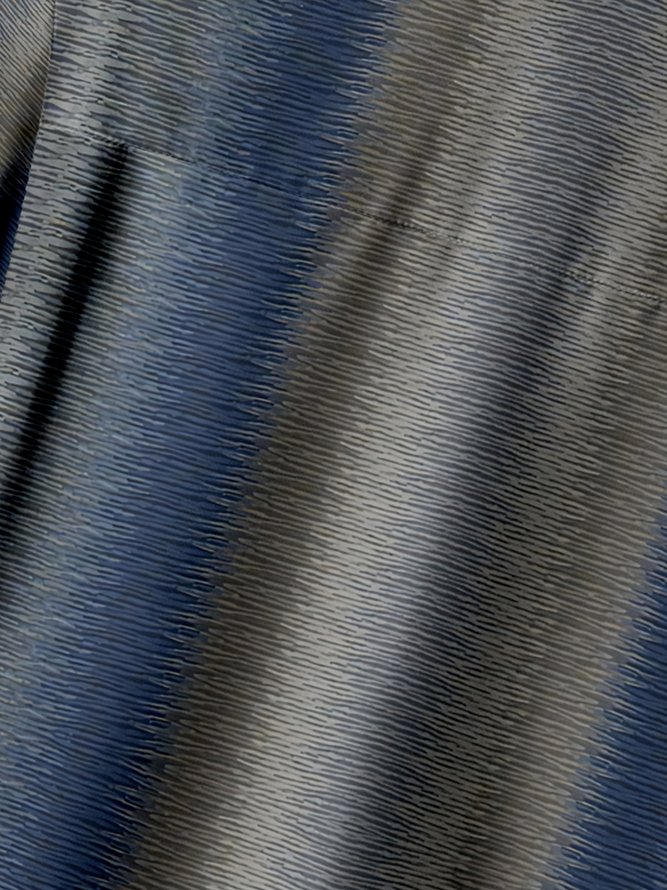 Art Stripe Chest Pocket Short Sleeve Casual Shirt