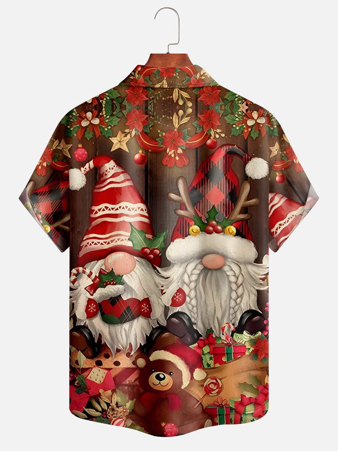 Christmas Gnomes Aloha Shirt