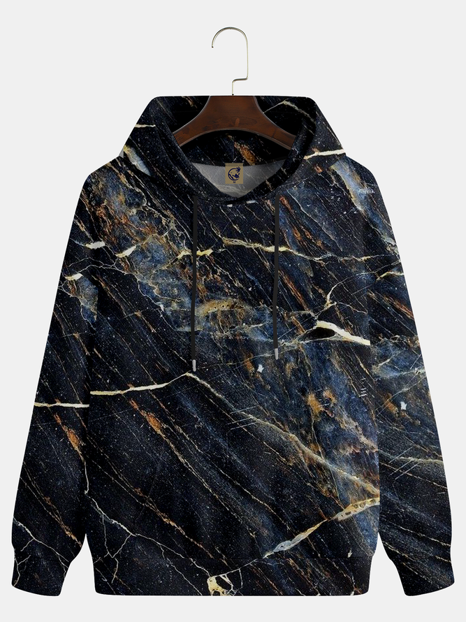 Abstract Stone Texture Casual Hoodie
