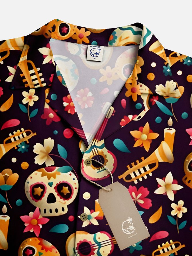 Día de Muertos Aloha Shirt