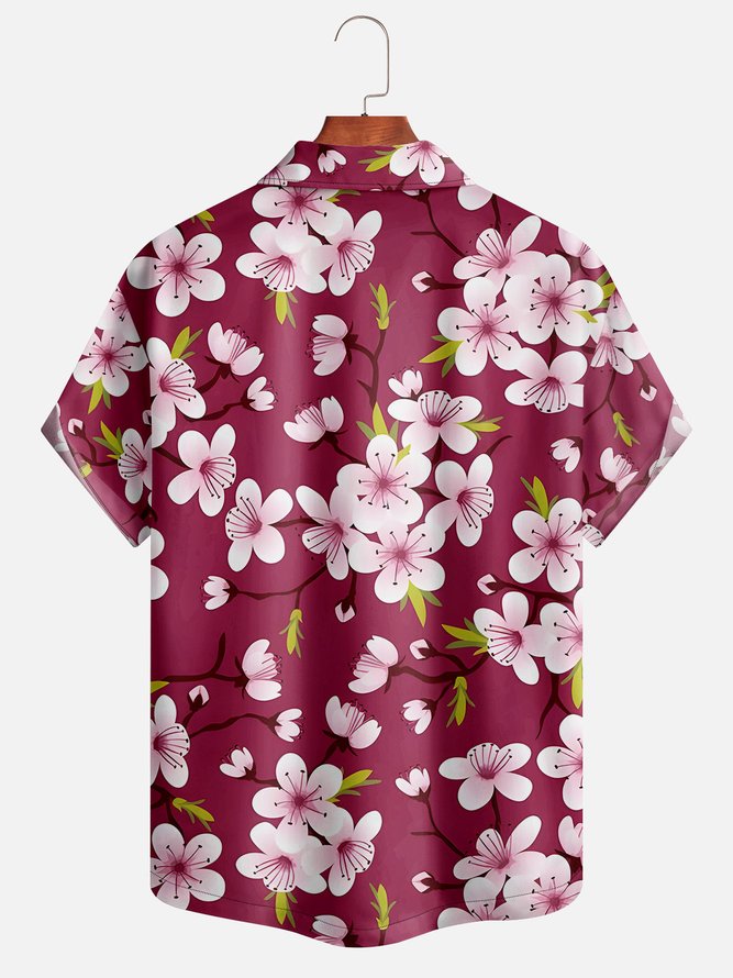 Japanese Sakura Aloha Shirt