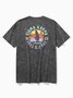 Washed Cotton Surf Crew T-Shirt