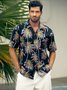 Hardaddy®Cotton Coconut Tree Chest Pocket Resort Shirt