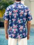 Hardaddy® Cotton Floral Chest Pocket Aloha Shirt