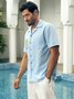 Hardaddy® Cotton Coconut Tree  Embroidered Resort Shirt