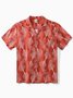 Hardaddy® Cotton Leaves Chest Pocket Aloha Shirt