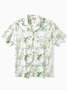 Hardaddy® Cotton Coconut Tree Chest Pocket Short Sleeve Resort Shirt