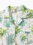 Hardaddy® Cotton Coconut Tree Chest Pocket Aloha Shirt