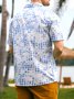 Hardaddy® Cotton Plaid Vegetal Chest Pocket Resort Shirt