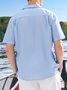 Hardaddy® Cotton Plants Chest Pocket Bowling shirt