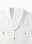 Hardaddy® Cotton Plain Double Flap Pockets Resort Shirt