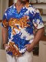 Hardaddy®Cotton Ukiyo-e Tiger Chest Pocket Aloha Shirt