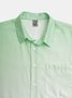 Gradient Color Short Sleeve Resort Shirt