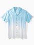 Hardaddy® Cotton Blue Gradient Aloha Shirt