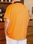 Big Size Creative Chest Pocket Short Sleeve Casual Shirt