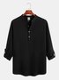 Plain Cotton Long Sleeve casual Shirt.