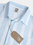 Striped Chest Pocket Long sleeve shirt